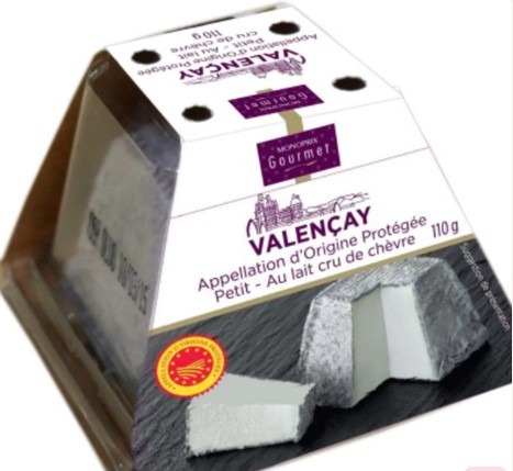 Valencay AOP 110g Monoprix gourmet : photo du produit rappelé le 30/09/2025