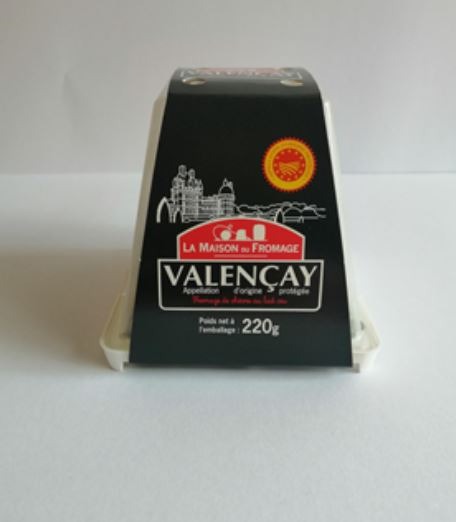 Valençay AOP 220g maison du fromage : photo du produit rappelé le 14/10/2024