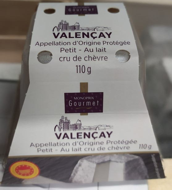 Valencay AOP Monoprix : photo du produit rappelé le 09/10/2024