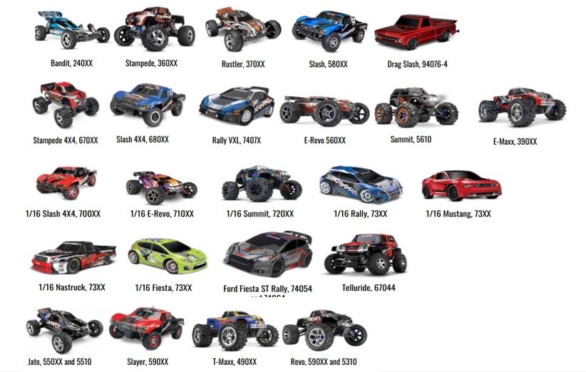 Véhicules radiocommandés Traxxas : photo du produit rappelé le 09/12/2024