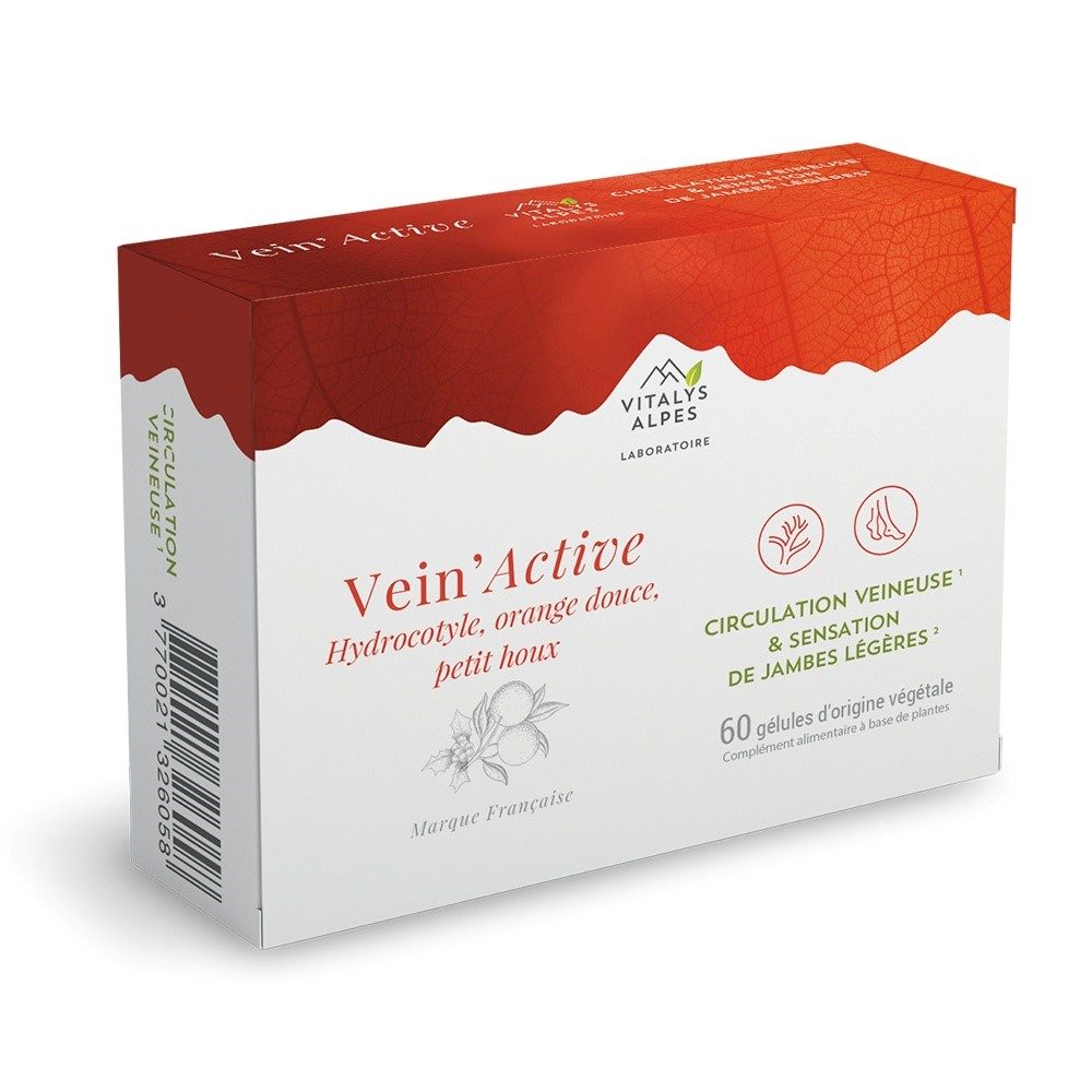 Vein active Vitalys Alpes : photo du produit rappelé le 17/03/2022
