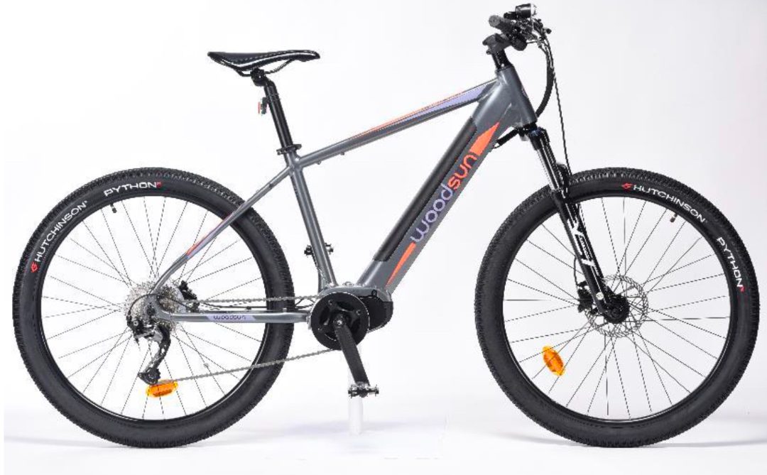 Vélo assistance electrique vtt 27,5’’ e-reflex Woodsun : photo du produit rappelé le 28/04/2022