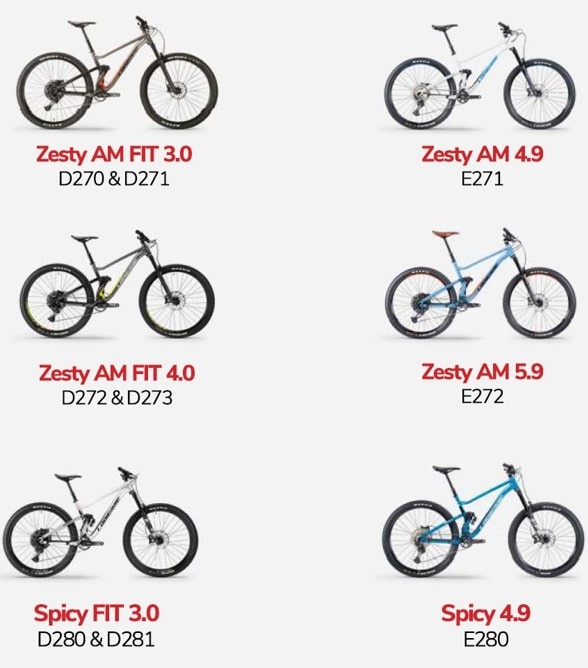 Vélos vtt spicy et zesty am Lapierre : photo du produit rappelé le 10/06/2022