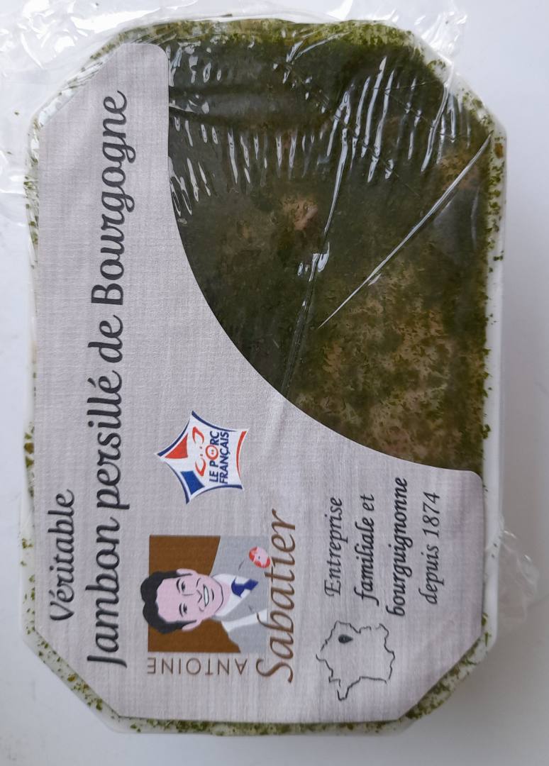 Véritable jambon persillé de bourgogne Antoine Sabatier : photo du produit rappelé le 26/05/2023