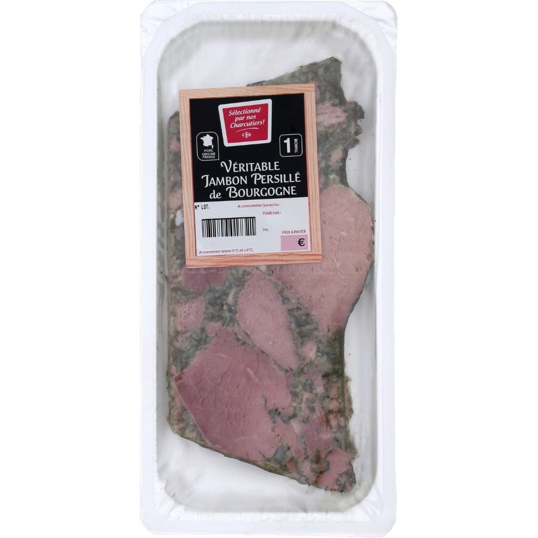 Veritable jambon persille de bourgogne Selectionne par Nos Charcutiers ! : photo du produit rappelé le 20/11/2023
