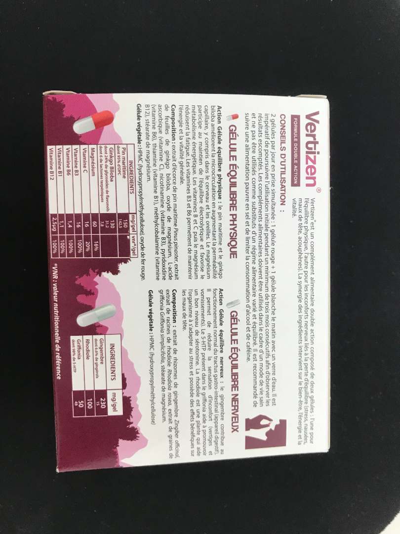 Vertizen Laboratoire LBN : photo 2 sur 4 du produit rappelé le 01/06/2023