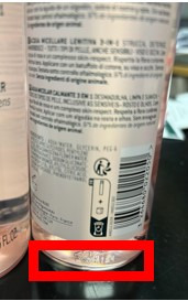 Very rose eau micellaire apaisante 3-en-1 Nuxe : photo 2 sur 2 du produit rappelé le 11/07/2024