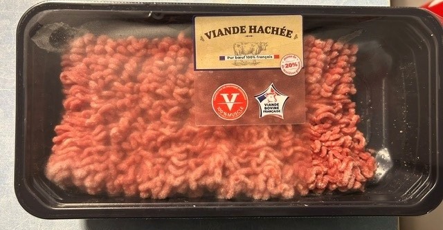 Viande hachée 20% Les Ateliers : photo du produit rappelé le 19/10/2026