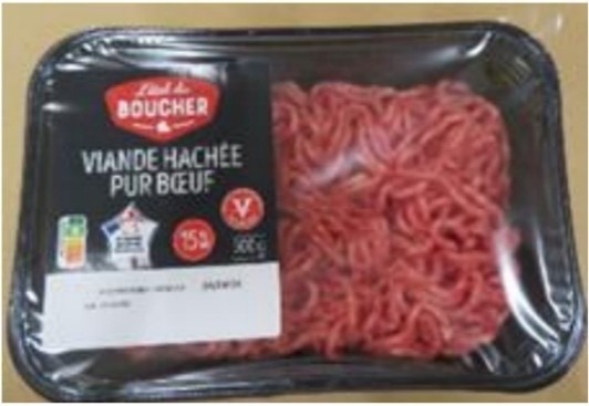 Viande hachée pur bœuf 15% de matière grasse L'Étal du Boucher : photo du produit rappelé le 19/07/2024