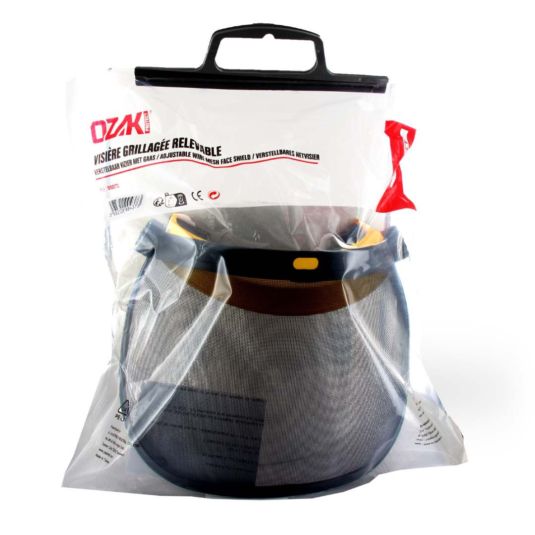 Visière de protection grillagée Ozaki : photo du produit rappelé le 17/10/2025