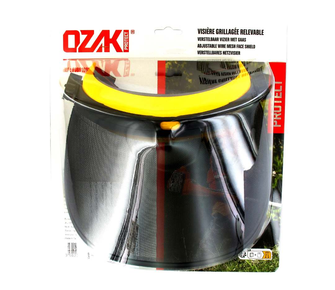 Visière de protection grillagée Ozaki : photo 2 sur 3 du produit rappelé le 17/10/2025