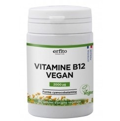 Vitamine b12 (cyanocobalamine) 2000 µg Orfito : photo du produit rappelé le 27/09/2021
