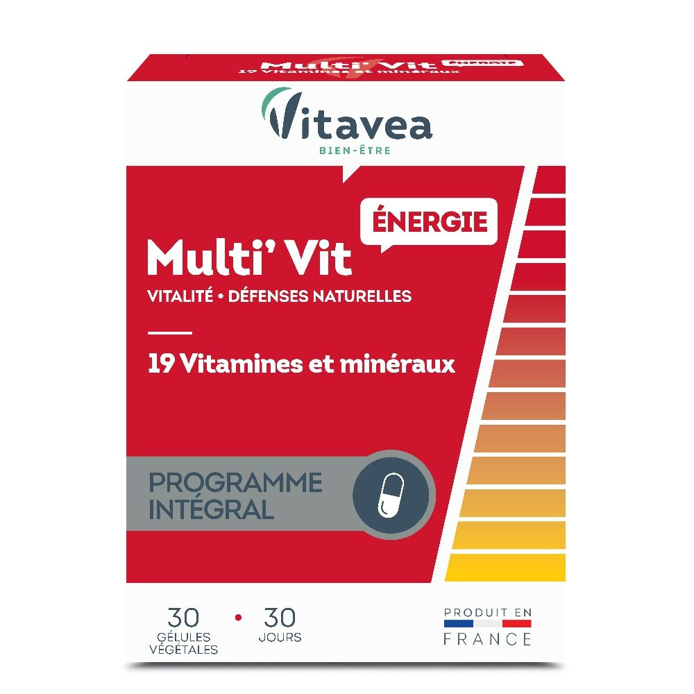 Vitavea bien etre multi'vit energie : photo du produit rappelé le 14/09/2022