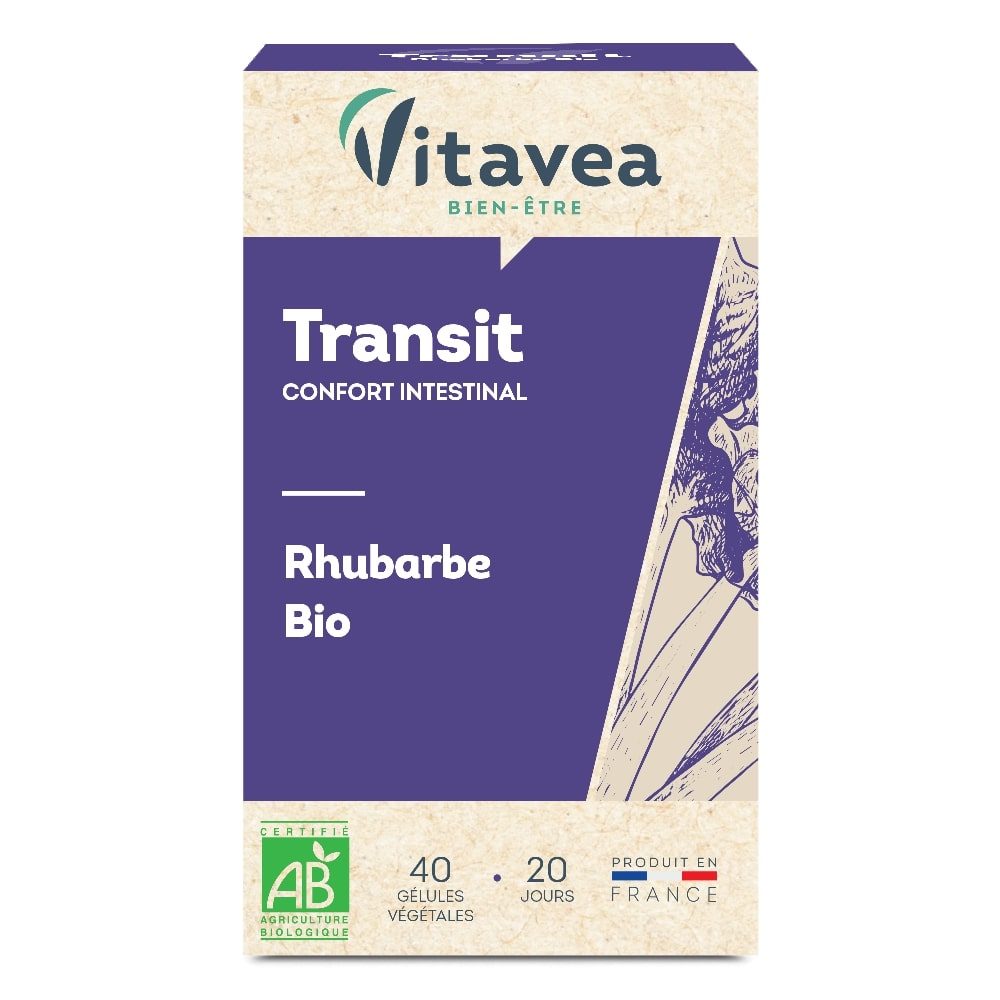 Vitavea bien etre transit rhubarbe bio : photo du produit rappelé le 21/10/2022