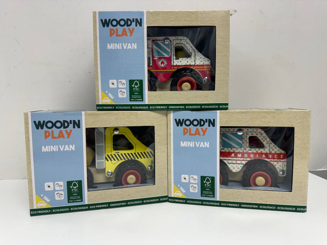 Voiture en bois Wood N Play : photo du produit rappelé le 04/12/2023