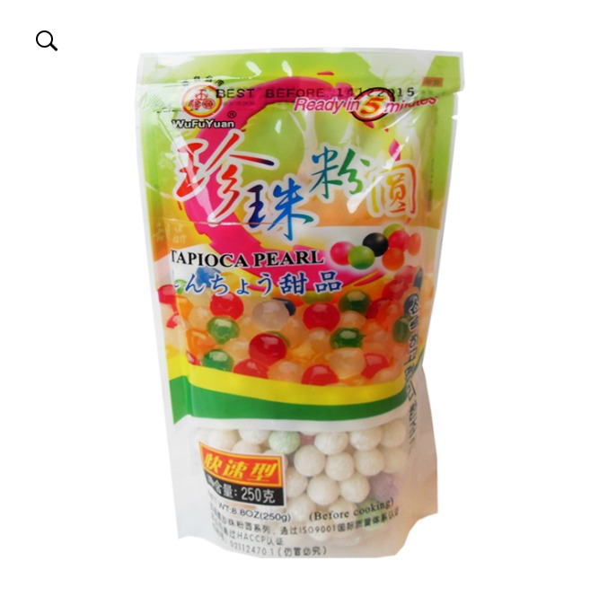 Wfy 5 min tapioca colour Wufuyuan : photo du produit rappelé le 23/09/2022