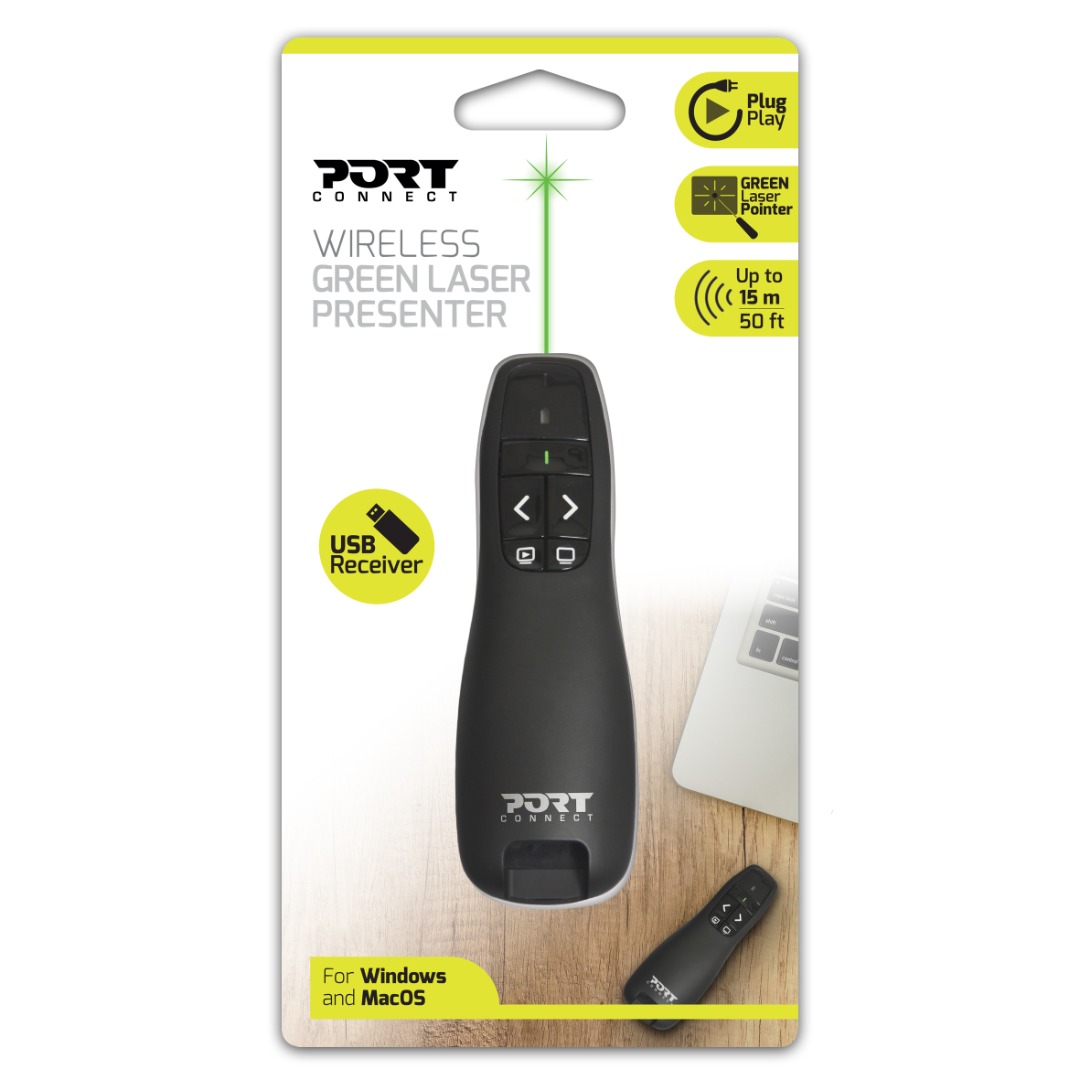 Wireless green laser presenter / présenteur sans fil laser Port Connect : photo du produit rappelé le 05/05/2022