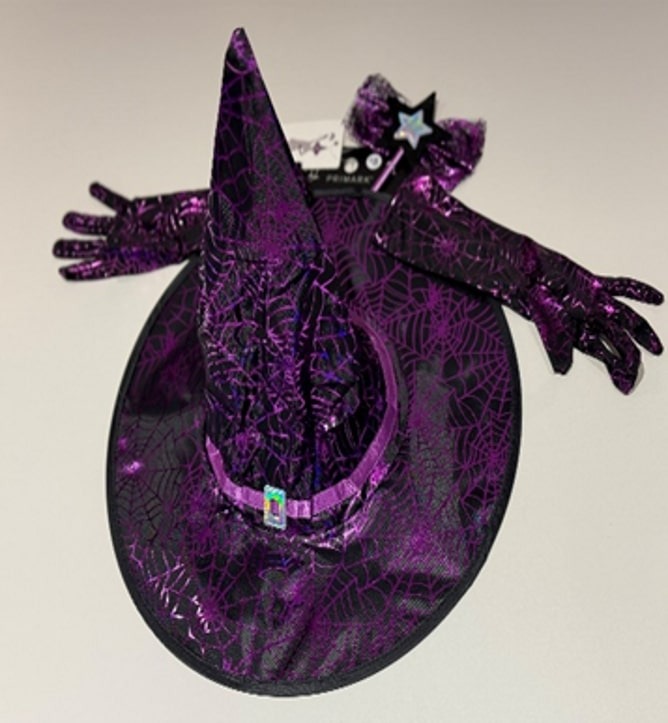 Witch halloween set Primark : photo du produit rappelé le 03/03/2025