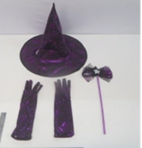 Witch halloween set Primark : photo 2 sur 2 du produit rappelé le 03/03/2025