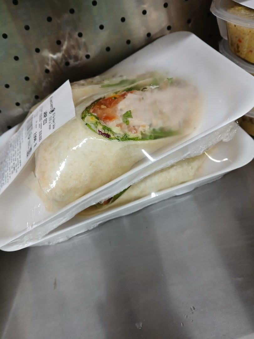 Wrap chicken E.Leclerc : photo du produit rappelé le 23/06/2025