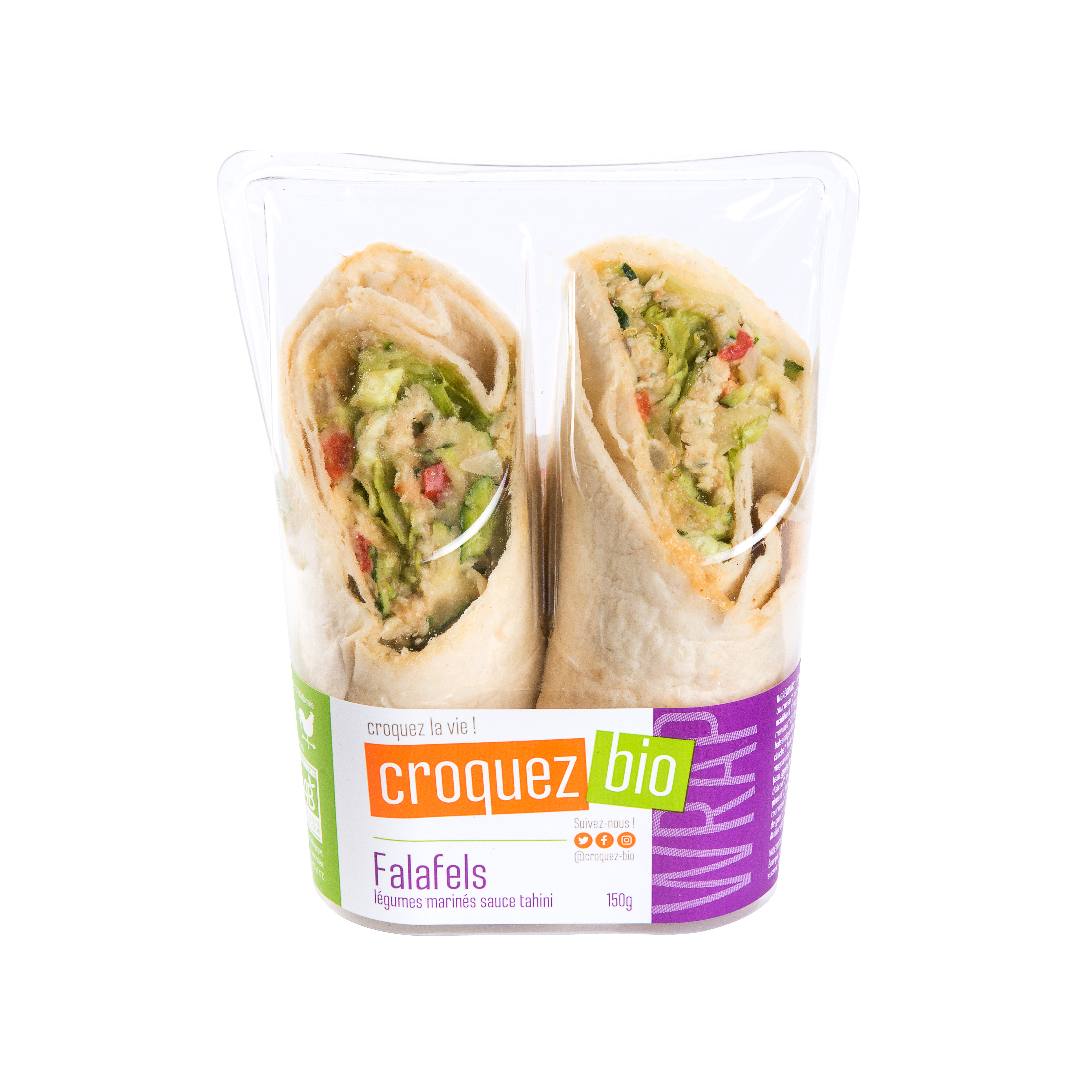 Wrap falafels Croquez-BIO : photo du produit rappelé le 06/06/2024