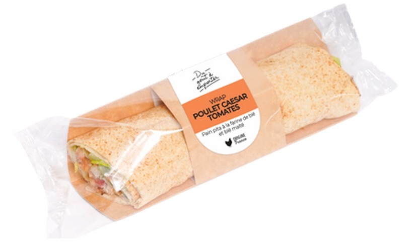 Wrap poulet caesar tomates : photo du produit rappelé le 03/04/2026