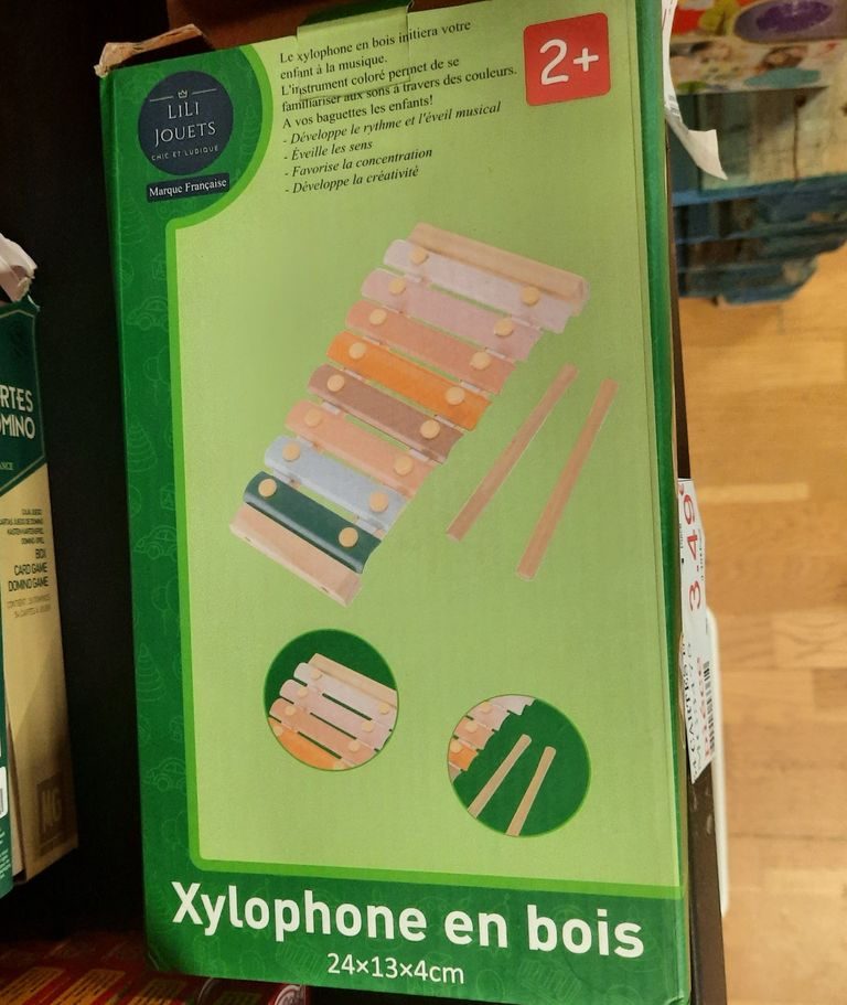 Xylophone en bois Lili Jouets : photo du produit rappelé le 30/04/2024