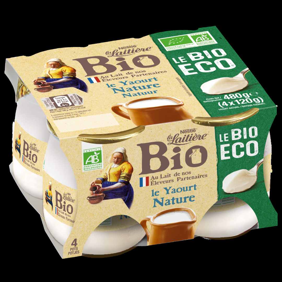 Yaourt bio eco 4x120g La Laitiere : photo 2 sur 2 du produit rappelé le 23/02/2023