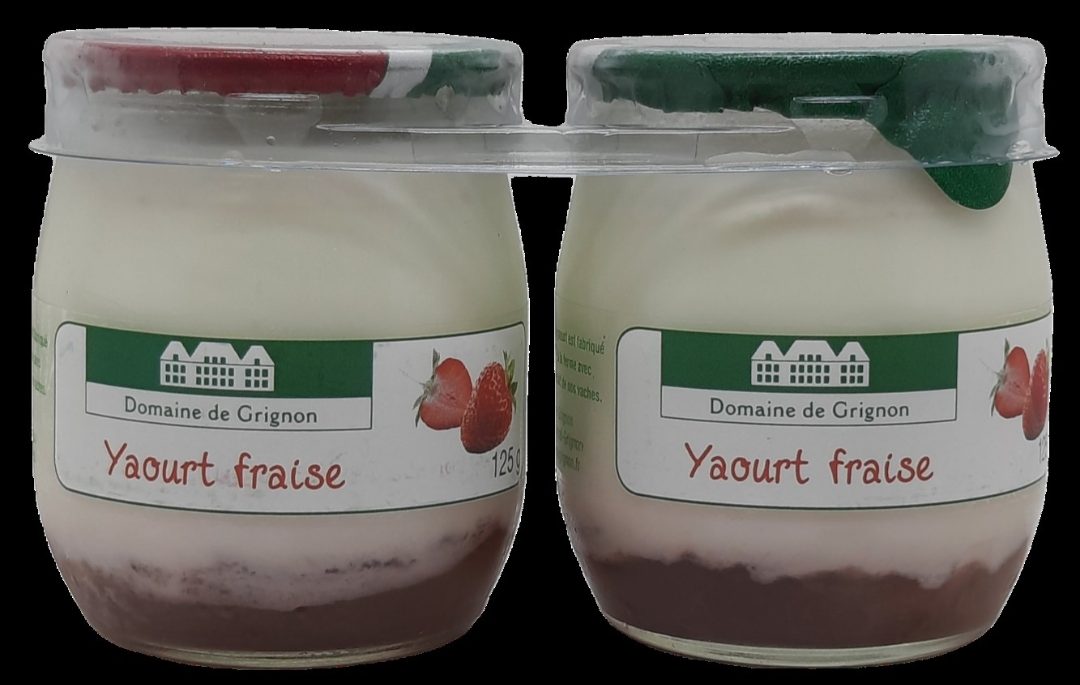Yaourt fraise Ferme de Grignon : photo du produit rappelé le 14/08/2024