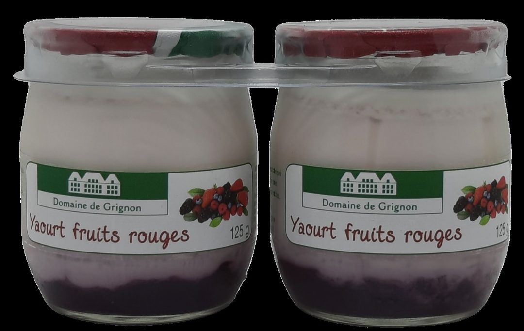 Yaourt fruits rouges Ferme de Grignon : photo du produit rappelé le 14/08/2024