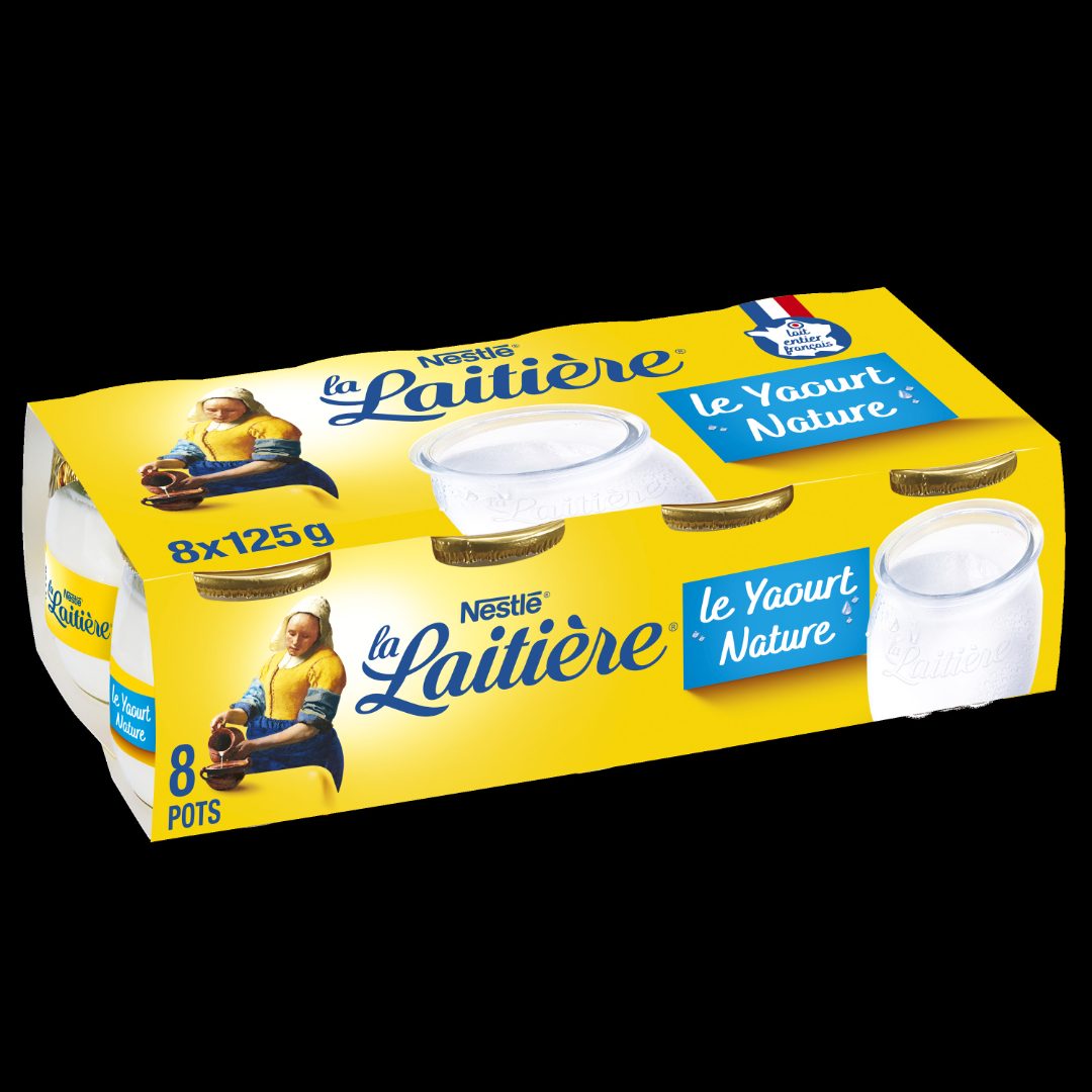 Yaourt nature La Laitiere : photo du produit rappelé le 23/02/2023
