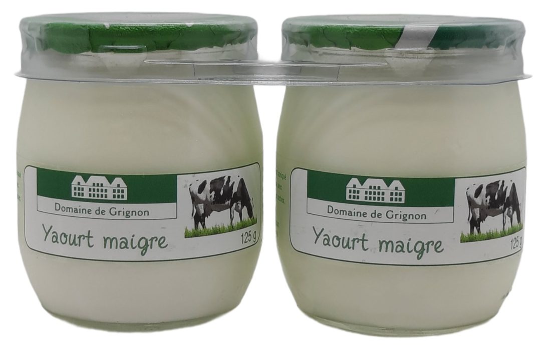 Yaourt nature maigre Ferme de Grignon : photo du produit rappelé le 14/08/2024