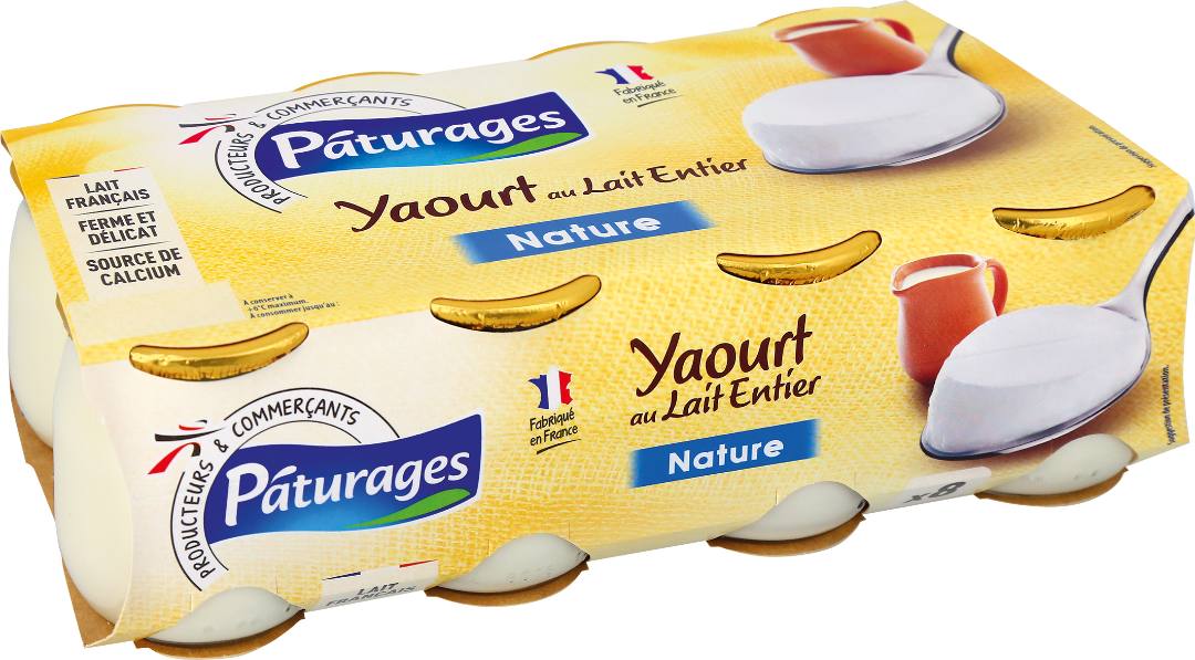 Yaourts pot verre Paturages : photo 3 sur 5 du produit rappelé le 23/02/2023