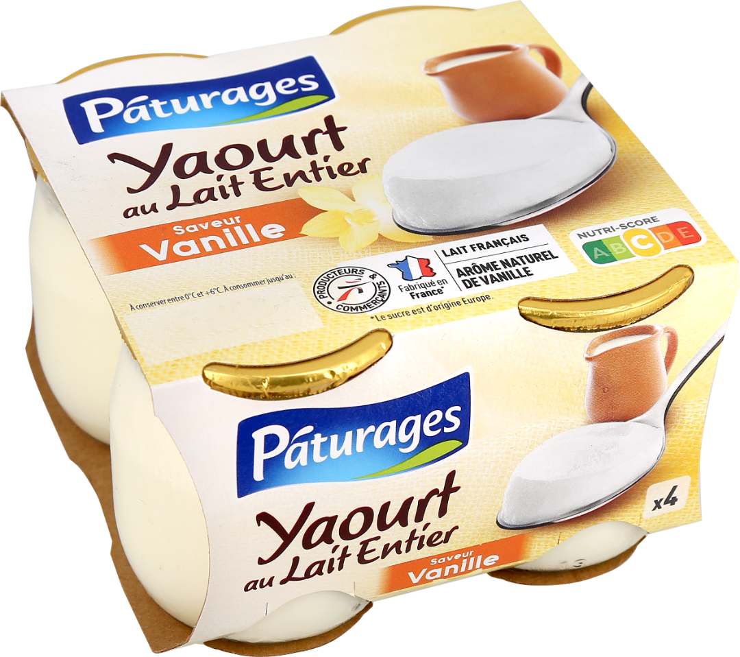Yaourts pot verre Paturages : photo 4 sur 5 du produit rappelé le 23/02/2023
