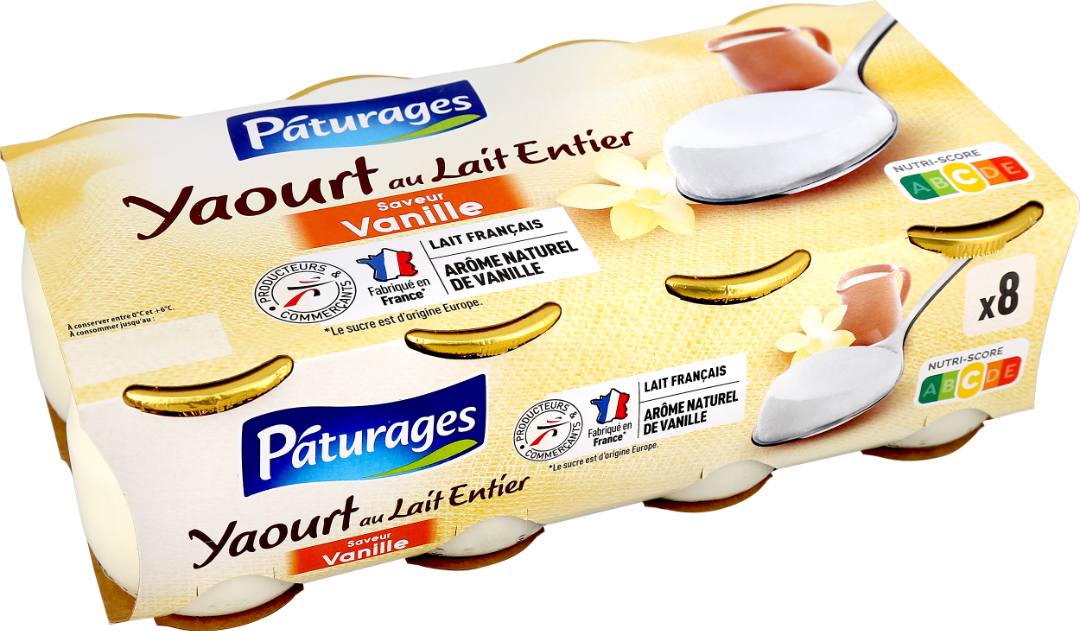 Yaourts pot verre Paturages : photo 5 sur 5 du produit rappelé le 23/02/2023