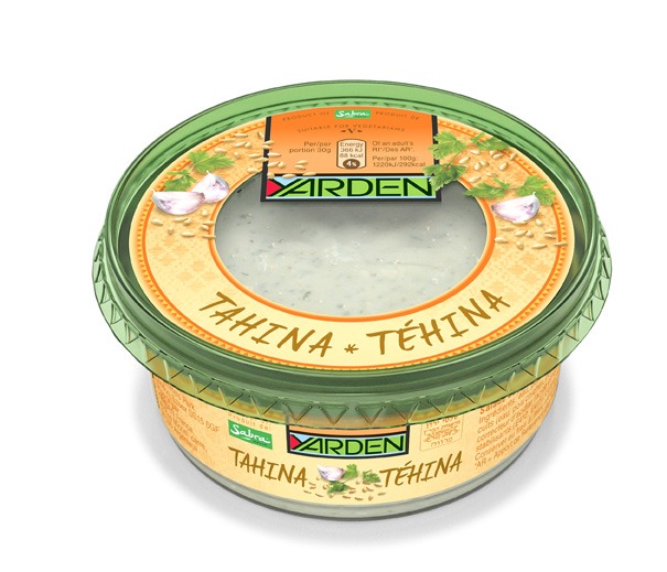 Yarden tehina, salade de pâte de sésame à l'ail et au persil 250g : photo du produit rappelé le 01/12/2022